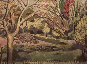 Sady z białymi liśćmi autorstwa Paul Nash
