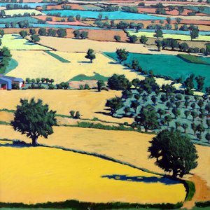 Koniec gonitwy (akryl na pokładzie) autorstwa Paul Powis