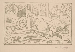 Leżący Czytelnik autorstwa Paul Elie Ranson
