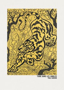 Plakat „Tygrys w dżungli” autorstwa Paul Ranson