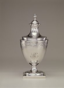 Cukiernica z pokrywką, ok.1795 autorstwa Paul Revere