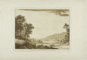 Bangor w hrabstwie Caernarvon autorstwa Paul Sandby