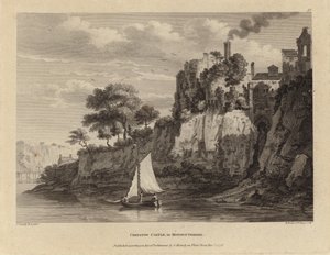 Zamek Chepstow autorstwa Paul Sandby