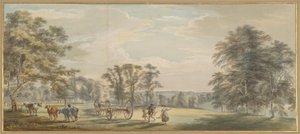Świt w Luton Park autorstwa Paul Sandby