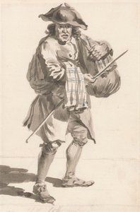 London Cries: mężczyzna z tobołkiem, stare ubrania autorstwa Paul Sandby