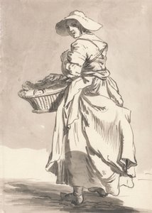 London Cries: Kwiaty autorstwa Paul Sandby