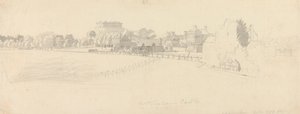 Zamek Nottingham autorstwa Paul Sandby
