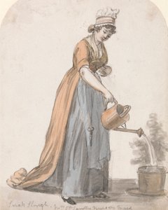 Sara Hough, opiekunka pani TP Sandby autorstwa Paul Sandby