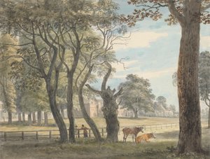Magazyn prochu strzelniczego, Hyde Park autorstwa Paul Sandby