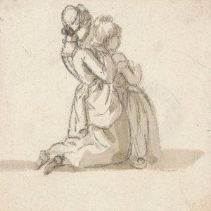 Toaleta autorstwa Paul Sandby