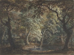 Wielki Park Windsor, 1790-99. autorstwa Paul Sandby