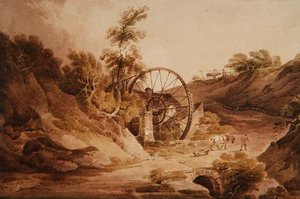 Wielkie Koło w Broseley autorstwa Paul Sandby Munn