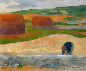 Zbieraczka wodorostów autorstwa Paul Sérusier