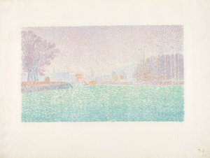 Przy spłukiwaniu autorstwa Paul Signac