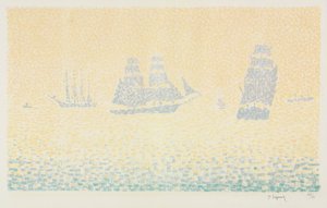 Łodzie autorstwa Paul Signac