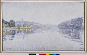 Nadrzecze. Sekwana w Herblay autorstwa Paul Signac