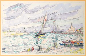 Ciboure, Saint-Jean-de-Luz, 1920 autorstwa Paul Signac