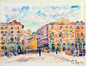 Plac Miejski, ok. 1925. autorstwa Paul Signac