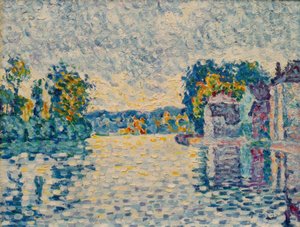 Sekwana w Samois autorstwa Paul Signac