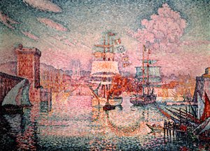 Wejście do portu w Marsylii, 1911 autorstwa Paul Signac
