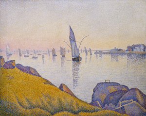Spokój wieczoru, Concarneau, Opus 220 (Allegro Maestoso) autorstwa Paul Signac