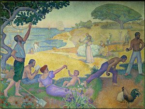 W Czasie Harmonii. Złoty Wiek nie jest w przeszłości, jest w przyszłości, 1896. autorstwa Paul Signac