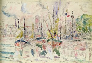 La Rochelle (akwarela na papierze) autorstwa Paul Signac