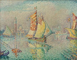 Laguna, żółty żagiel autorstwa Paul Signac