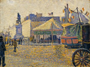 Plac de Clichy, 1887 autorstwa Paul Signac