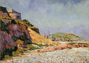 Port-en-Bessin, Plaża autorstwa Paul Signac