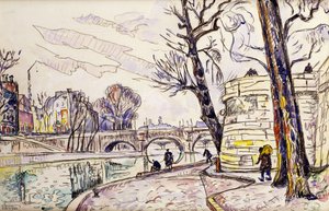 Nabrzeże Sekwany, autorstwa Paul Signac
