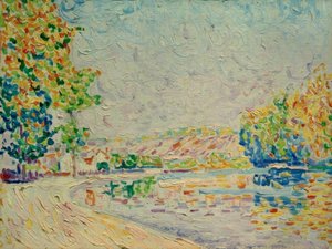 Samois, Studium nr. 8 autorstwa Paul Signac