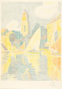 Saint-Tropez: Port autorstwa Paul Signac
