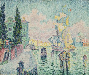 Zielony Dom, Wenecja, 1905 autorstwa Paul Signac