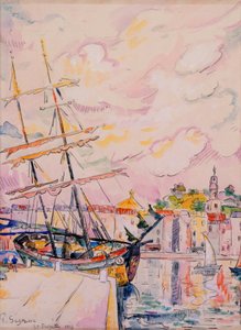 Port Saint-Tropez, 1918 autorstwa Paul Signac