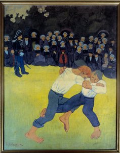 Walka bretońska Obraz Paula Serusiera (1863-1927) 1890 Nd. 0,92x0,73 m Paryż, Muzeum Orsay autorstwa Paul Sérusier