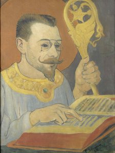 Portret Paula Ransona w stroju Nabi, 1890. autorstwa Paul Sérusier