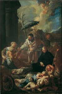 Święty Franciszek Ksawery wśród ofiar zarazy w Goa