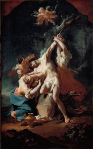 Męczeństwo św. Sebastiana (olej na płótnie)