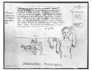 „Dargnieres Nouvelles”, Arthur Rimbaud (1854-91) okradziony przez woźnicę w Vienne, 1876