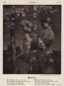 Pokój wieczorny (lito) autorstwa Paul Wilhelm Keller-Reutlingen