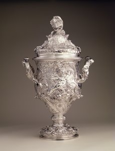 Kubek i pokrywka z dwoma uchwytami, 1742-43