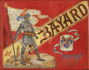Okładka książki „Bayard” Theodore Cahu, ilustracja Paul De Semant (1855-1915) autorstwa Paul de Semant