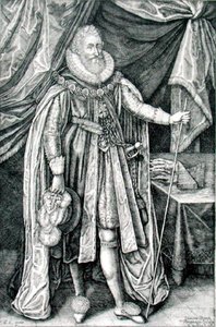 Ludovick Stuart, książę Richmond i Lennox (1574-1624), grawerowane przez Joannes Barra (1581-1634) autorstwa William Walcutt