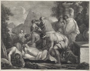 Tobit grzebie zmarłych