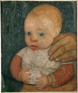 Dziecko i ręka matki autorstwa Paula Modersohn-Becker