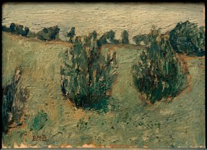 Krajobraz z sosnami autorstwa Paula Modersohn Becker