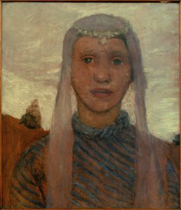 Dziewczyna z welonem autorstwa Paula Modersohn Becker