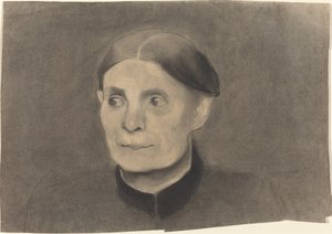 Portret kobiety autorstwa Paula Modersohn Becker