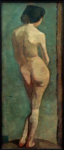 Stojący akt kobiecy od tyłu autorstwa Paula Modersohn Becker